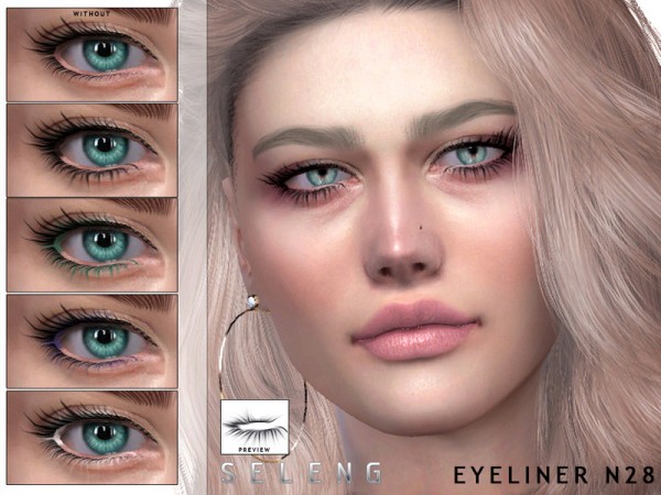  The Sims Resource: Eyeliner N28 by Seleng