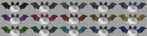  Praline Sims: Bat headband