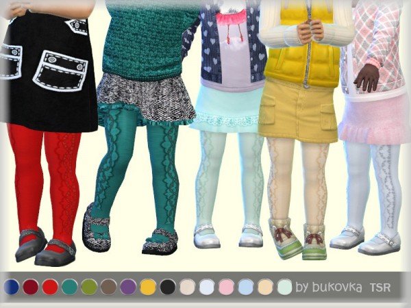  The Sims Resource: Lace Tights by bukovka