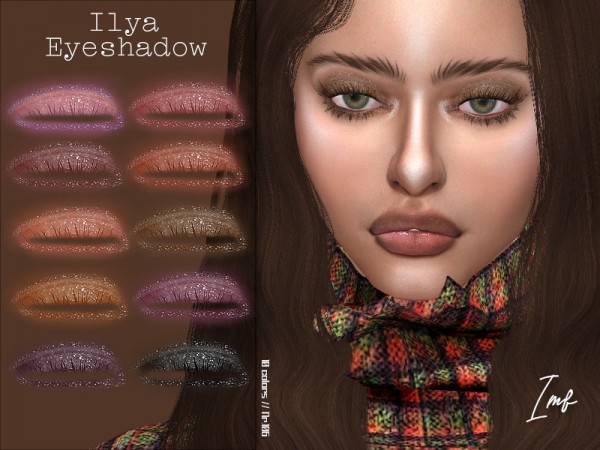  The Sims Resource: Ilya Eyeshadow N.106 by IzzieMcFire