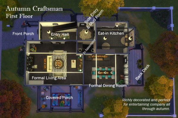  Mod The Sims: Autumn Craftsman by Copper Penny