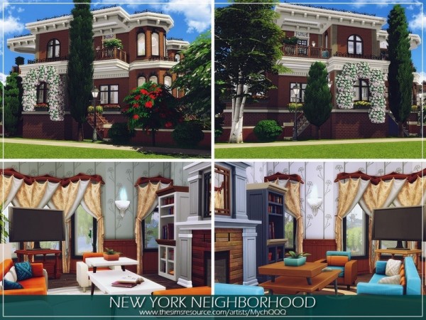  The Sims Resource: New York Neighborhood by MychQQQ