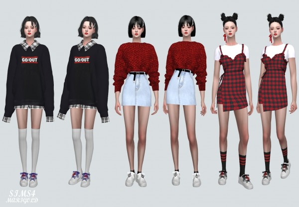  SIMS4 Marigold: Mesh Strap Sneakers With Heart