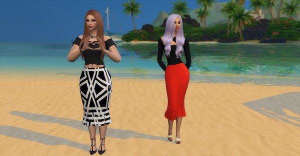  Sims4cccreator: Lady Skirt