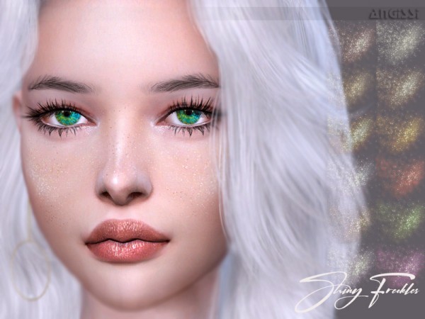  The Sims Resource: Shiny Freckles by ANGISSI
