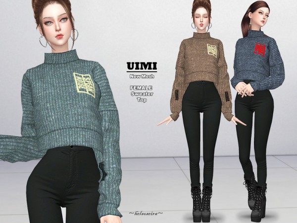  The Sims 4 Xelenn: UIMI   Sweater by Helsoseira