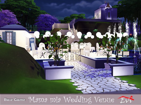  The Sims Resource: Mama mia Wedding Venue by evi