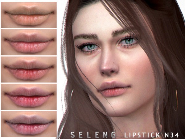  The Sims Resource: Lipstick N34 by Seleng