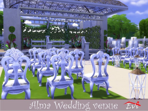  The Sims Resource: Alma wedding venue by evi