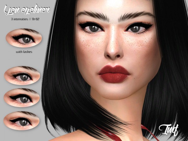  The Sims Resource: Yen Eyeliner N.62 by IzzieMcFire