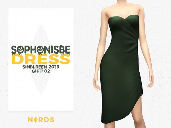  The Sims Resource: Sophonisbe Dress by Nords