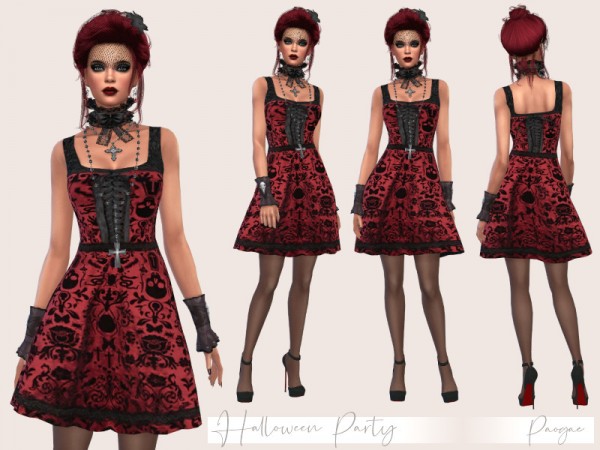 The Sims Resource: Halloween Party by Paogae • Sims 4 Downloads