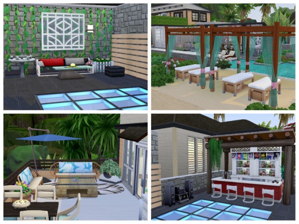  The Sims Resource: Private Beach House by Mini Simmer