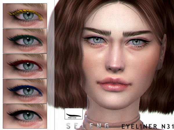  The Sims Resource: Eyeliner N31 by Seleng