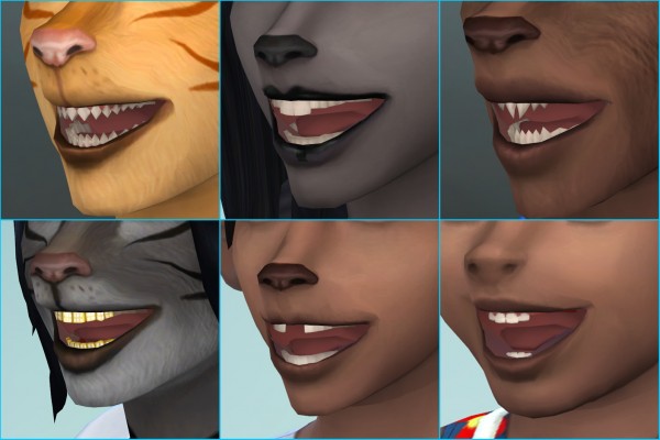  Mod The Sims: Snouts for Sims! by CatmumCadence