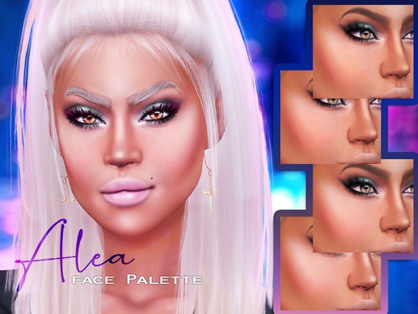  The Sims Resource: Alea Face Palette by KatVerseCC
