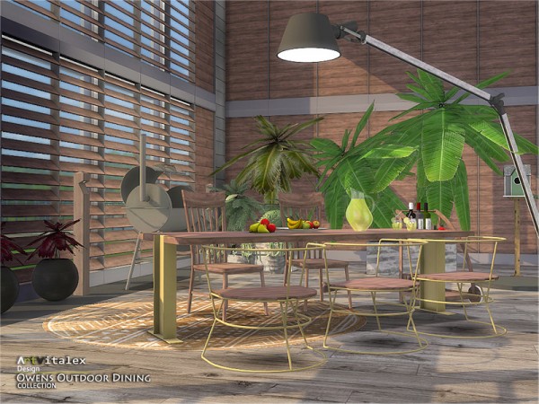  The Sims Resource: Owens Outdoor Dining by ArtVitalex