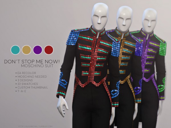  The Sims Resource: Dont stop me now!   suit by sugar owl
