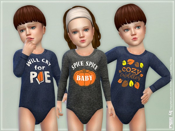  The Sims Resource: Toddler Onesie 05 by lillka