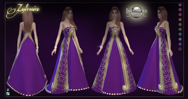  Jom Sims Creations: Zylessia dress