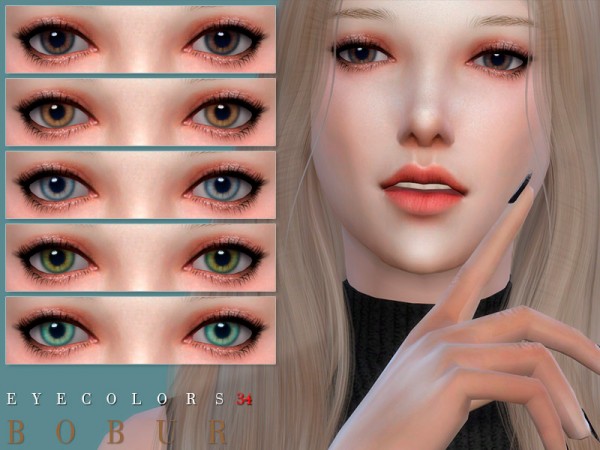  The Sims Resource: Eyecolors 34 by Bobur