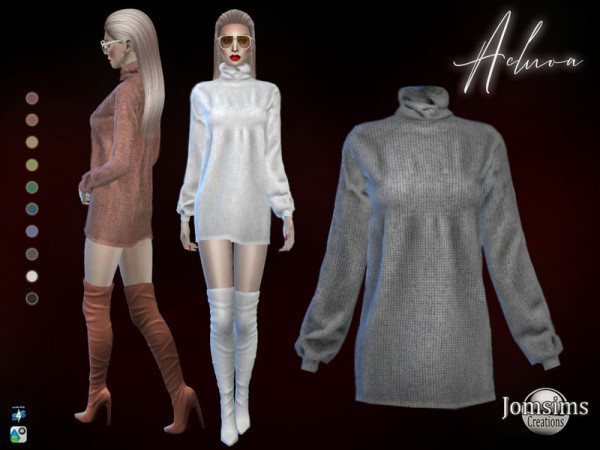  The Sims Resource: Acluoa dress by jomsims