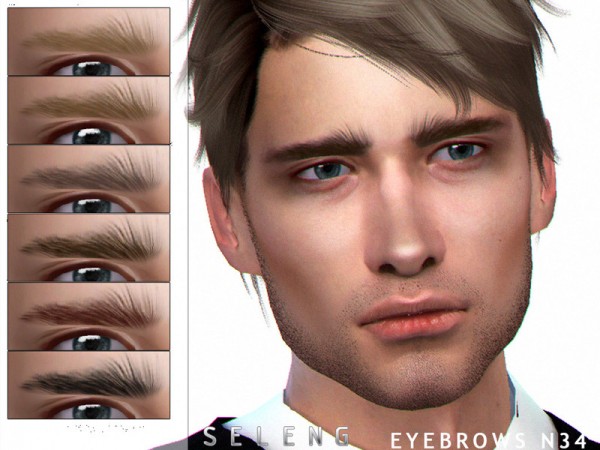  The Sims Resource: Eyebrows N34 by Seleng