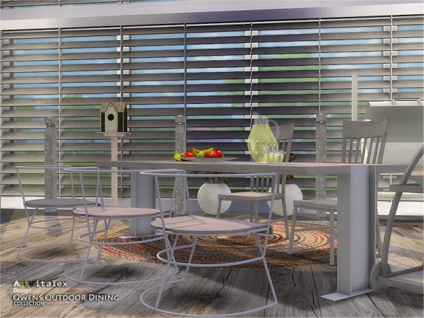  The Sims Resource: Owens Outdoor Dining by ArtVitalex