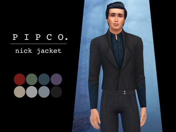 The Sims Resource: Nick jacket by Pipco