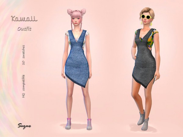  The Sims Resource: Kawaii Outfit by Suzue