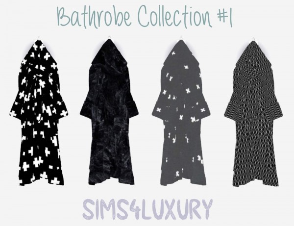  Sims4Luxury: Bathrobe Collection 1