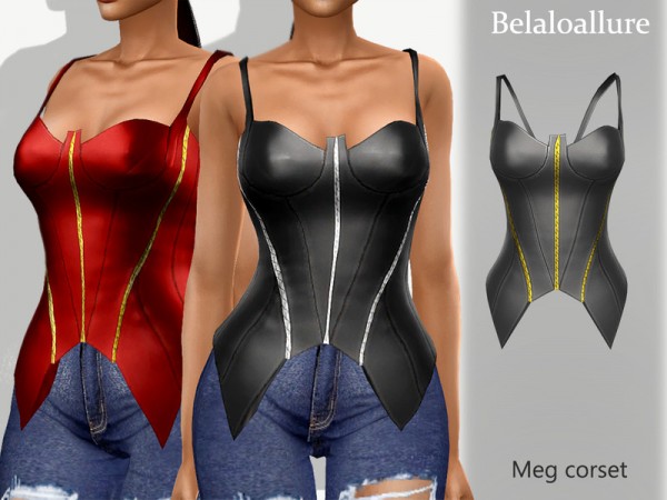  The Sims Resource: Meg corset by belal1997