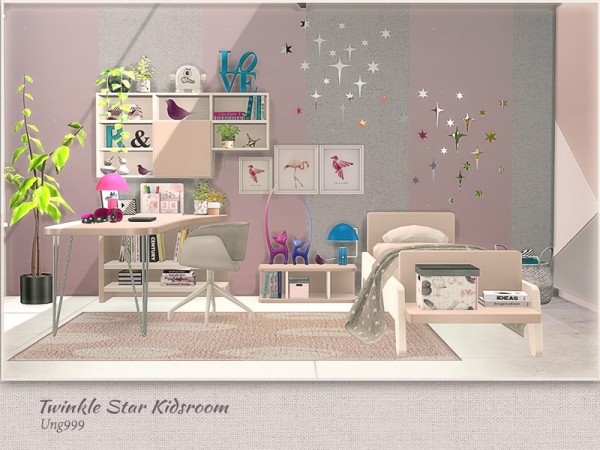  The Sims Resource: Twinkle Star Kidsroom by ung999