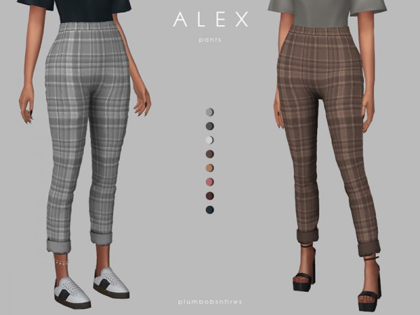  The Sims Resource: Alex Pants by Plumbobs n Fries