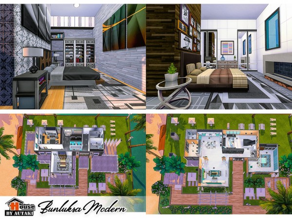  The Sims Resource: Bunluksa Modern House by Autaki