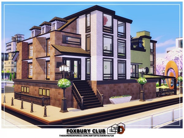  The Sims Resource: Foxbury Club by Danuta720