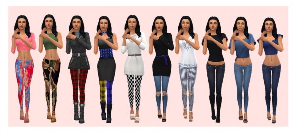 Sims 4 Sue: Accessory jeans v2