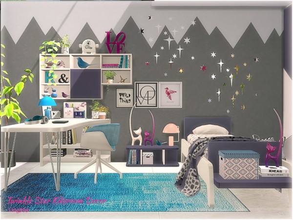  The Sims Resource: Twinkle Star Kidsroom Decor by ung999