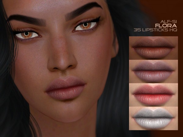 The Sims Resource: Flora   Lipstick 05 HQ by Alf si