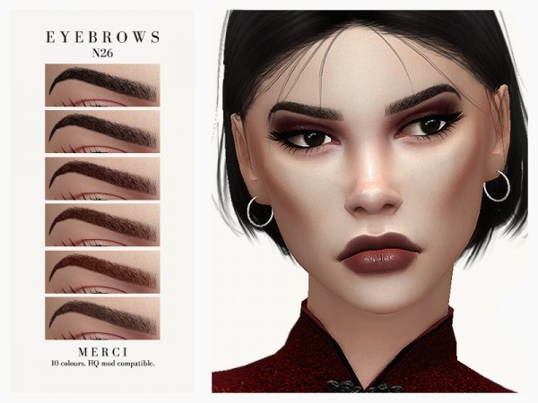  The Sims Resource: Eyebrows N26 by Merci