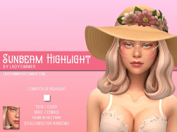  The Sims Resource: Sunbeam Highlight by LadySimmer94
