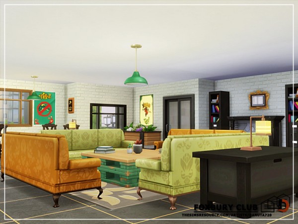  The Sims Resource: Foxbury Club by Danuta720