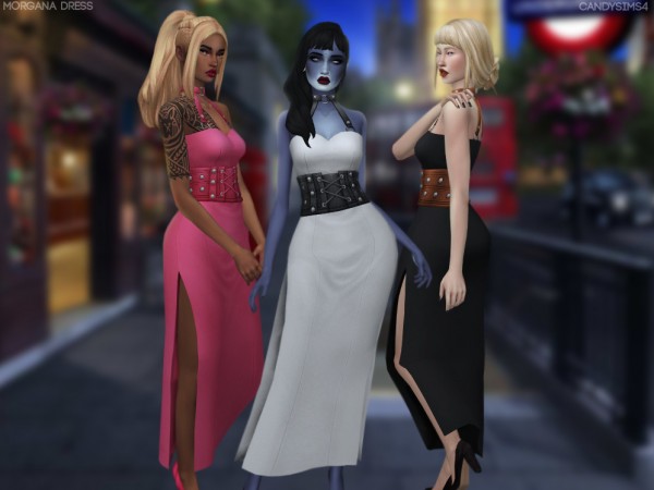 Candy Sims 4: Morgana Dress • Sims 4 Downloads