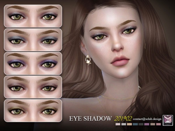  The Sims Resource: Eyeshadow 201902 by S Club