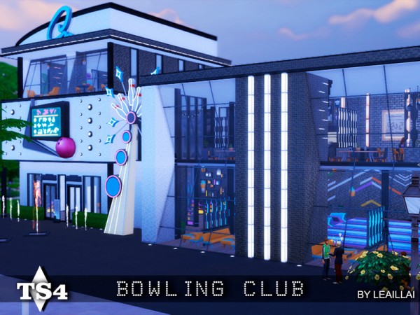  The Sims Resource: Bowling Club by LeaIllai