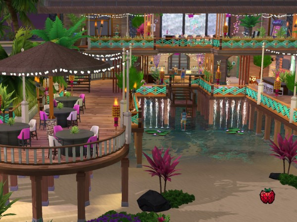  The Sims Resource: Ipanema bar   NO CC by melapples