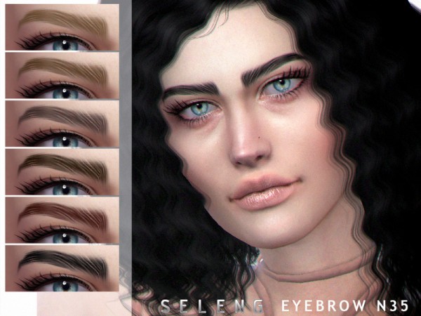  The Sims Resource: Eyebrows N35 by Seleng