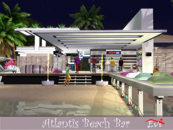  The Sims Resource: Atlantis Beach Bar by evi