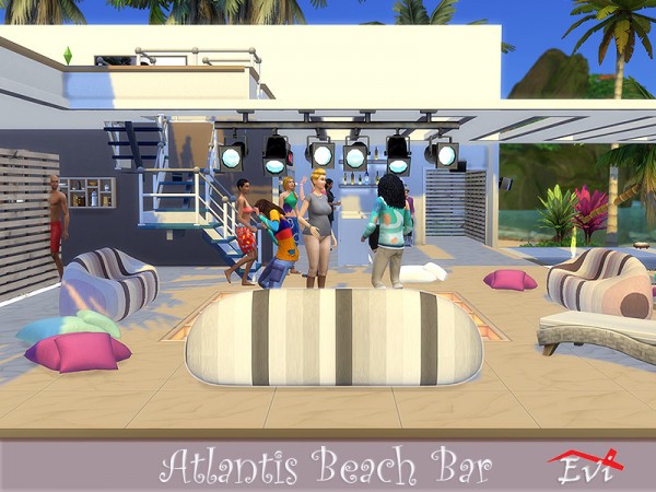  The Sims Resource: Atlantis Beach Bar by evi
