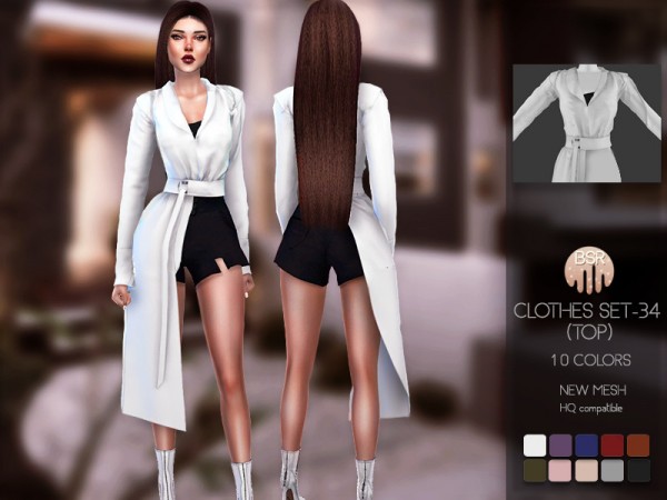  The Sims Resource: Clothes SET 34 Top BD134 by busra tr